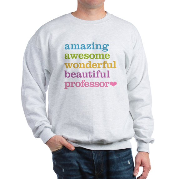 CafePress - Awesome Professor Sweatshirt - Crew Neck Sweatshirt