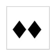 thumbnail image 1 of CafePress - Awesome_Ski_Co_Wht Square Sticker 3 X 3 - Square Sticker 3" x 3", 1 of 1