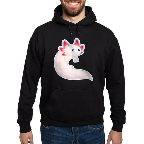 CafePress - Axolotl Hoodie (Dark) - Pullover Hoodie, Classic, Comfortable Hooded Sweatshirt