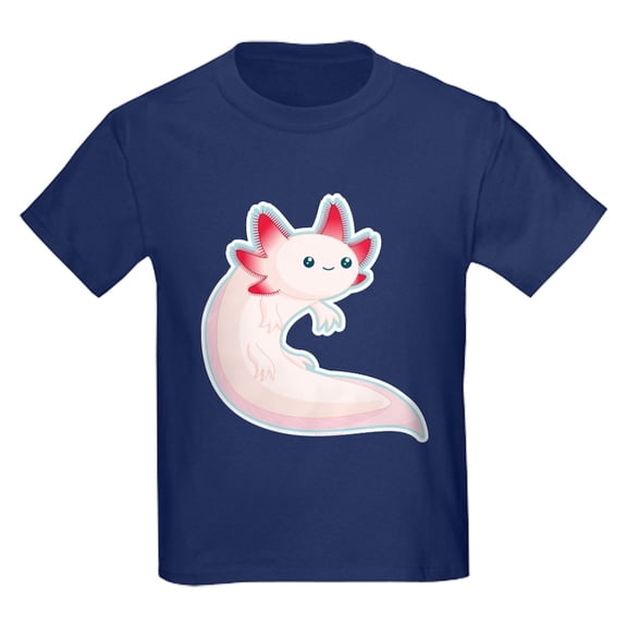 CafePress - Axolotl Kids Dark T Shirt - Dark T-Shirt Kids XS-XL