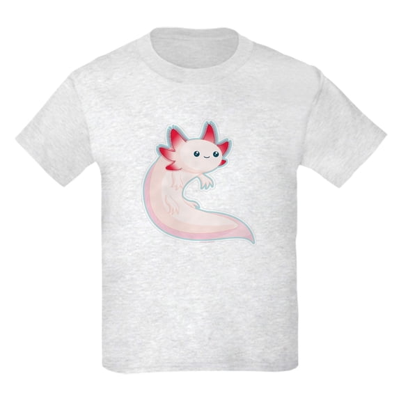 CafePress - Axolotl Kids Light T Shirt - Light T-Shirt Kids XS-XL