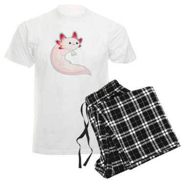 CafePress - Axolotl Men's Light Pajamas - Men's Light Loose Fit Cotton Pajama Set