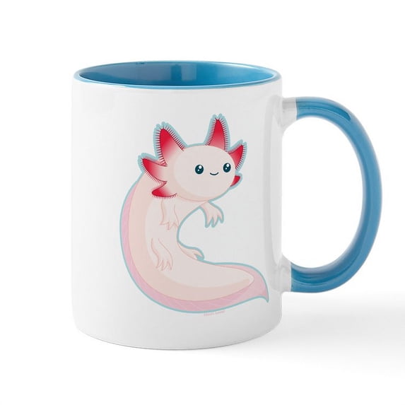 CafePress - Axolotl Mug - 11 oz Ceramic Mug - Novelty Coffee Tea Cup
