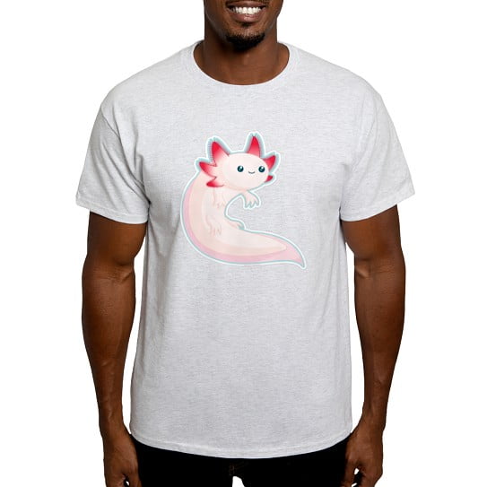 CafePress - Axolotl White T Shirt - Men's Classic Cotton T-Shirts