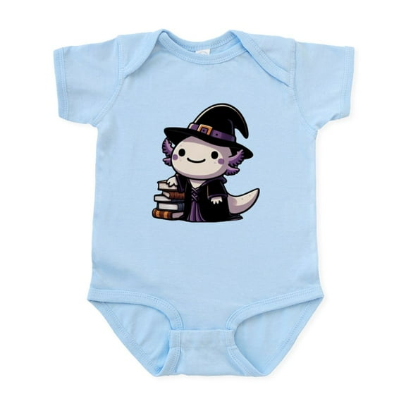 CafePress - Axolotl Witch Cute Halloween - Baby Light Bodysuit, Size Newborn - 24 Months