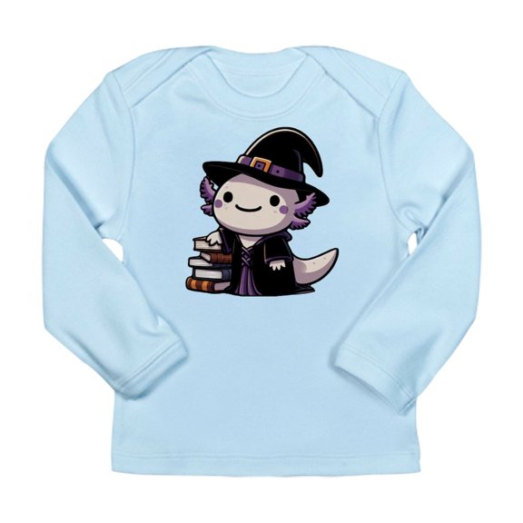 CafePress - Axolotl Witch Cute Halloween Long Sleeve Infant T Shirt - Long Sleeve Infant T-Shirt