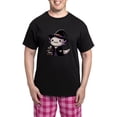 thumbnail image 1 of CafePress - Axolotl Witch Cute Halloween - Men's Dark Loose Fit Cotton Pajama Set, 1 of 7