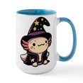 thumbnail image 1 of CafePress - Axolotl Wizard Fantasy Pet - 15 oz Ceramic Large White Novelty Mug, 1 of 4