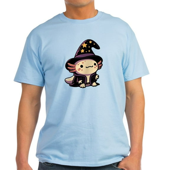 CafePress - Axolotl Wizard Fantasy Pet Men's Value T Shirt - Men's Classic Graphic T-Shirt