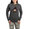thumbnail image 1 of CafePress - Axolotl Wizard Fantasy Pet - Women's Long Sleeve Charcoal Gray Pajamas, 1 of 7