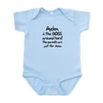 thumbnail image 1 of CafePress - Ayden Is The Boss Infant Bodysuit - Baby Light Bodysuit, Size Newborn - 24 Months, 1 of 4