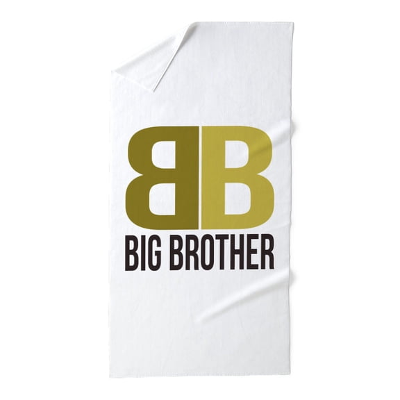 CafePress - B&B For Big Brother - Large Beach Towel, Soft 30"x60" Towel with Unique Design