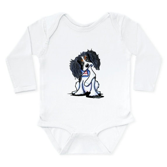 CafePress - B&B King Charles Spani Long Sleeve Infant Bodysuit - Long Sleeve Cotton Baby Bodysuit