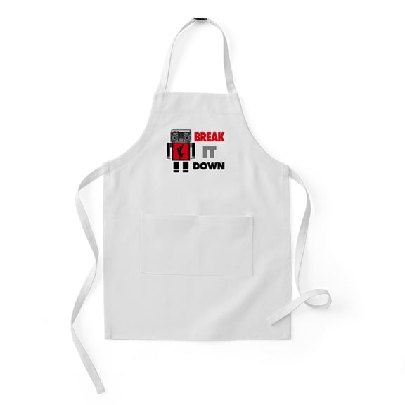 CafePress - B Boy Boombox Robot Break It Down - Kids Apron