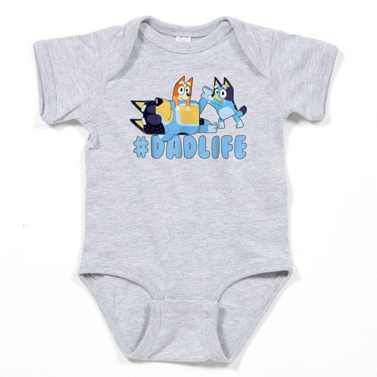 CafePress - B.Lu.E.Ysys Dad Life Love Father's Day T Shirt T S - Cute Infant Baby Bodysuit Romper