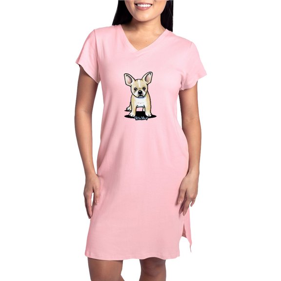 CafePress - B/W French Bulldog - Women's Nightshirt