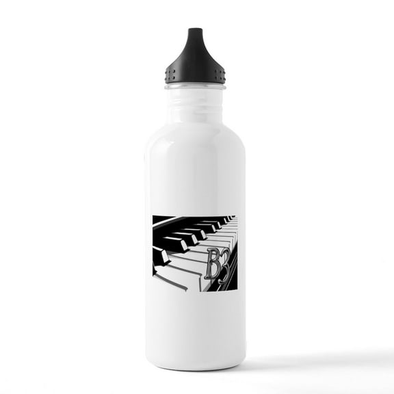 CafePress - B3 CHROME PHOTO Stainless Water Bottle 1 - Stainless Steel Water Bottle, Sports Bottle, 1.0L