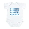 thumbnail image 1 of CafePress - BABY In Binary Code Body Suit - Baby Light Bodysuit, Size Newborn - 24 Months, 1 of 4