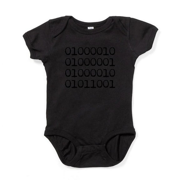 CafePress - BABY In Binary Code - Cute Infant Bodysuit Baby Romper - Size Newborn - 24 Months