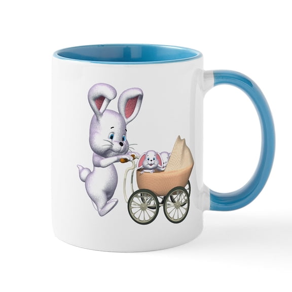 CafePress - BABY's FIRST EASTER Mug - 11 oz Ceramic Mug - Novelty Coffee Tea Cup