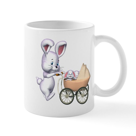 CafePress - BABY's FIRST EASTER Mug - 11 oz Ceramic Mug - Novelty Coffee Tea Cup