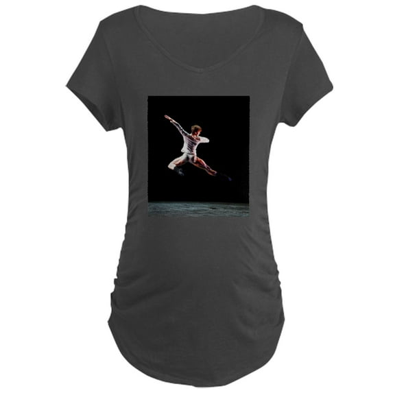 CafePress - BALLET Maternity T Shirt - Maternity Dark T-Shirt