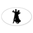 thumbnail image 1 of CafePress - BALLROOM DANCERS Sticker - Sticker (Oval), 1 of 1