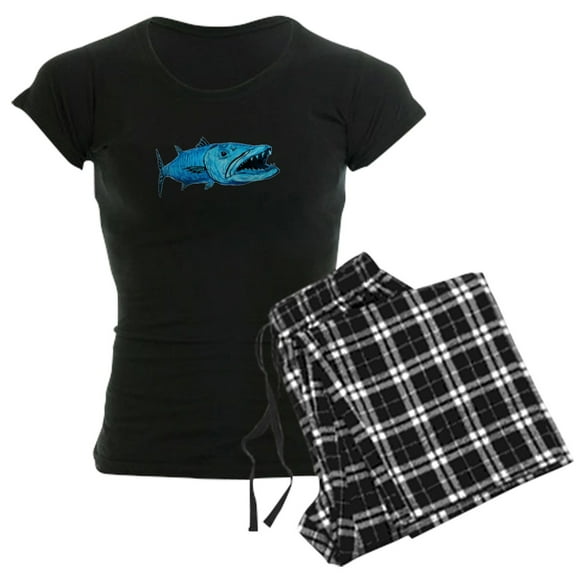 CafePress - BARRACUDA Pajamas - Women's Dark Pajamas