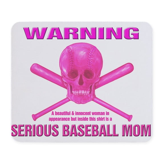 CafePress - BASEBALL MOM Mousepad - Non-slip Rubber Mousepad, Gaming Mouse Pad