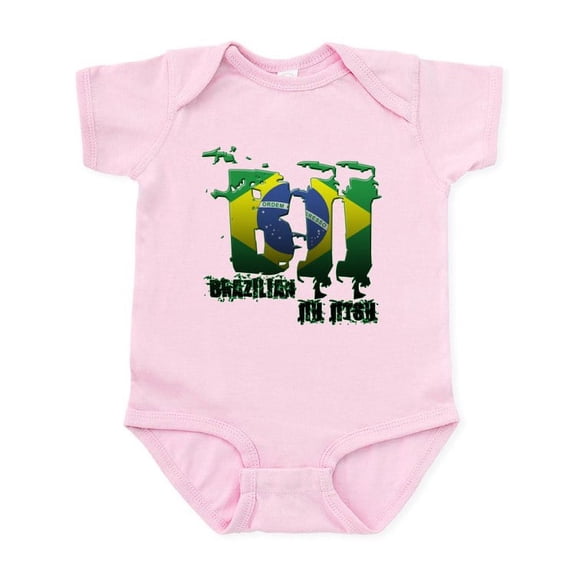 CafePress - BBJ Brazilian Jiu Jitsu Infant Bodysuit - Baby Light Bodysuit, Size Newborn - 24 Months