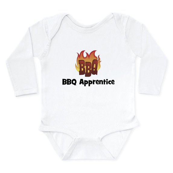 CafePress - BBQ_Apprentice Body Suit - Long Sleeve Cotton Baby Bodysuit