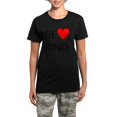 thumbnail image 1 of CafePress - BE KIND Women's Dark Pajamas - Women's Short Sleeve Print T-Shirt and Pants Dark Cotton Pajama Set, 1 of 7