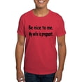 thumbnail image 1 of CafePress - BE NICE TO ME MY WIFE IS PREGNANT Dark T Shirt - Men's Classic Graphic Cotton T-Shirt, 1 of 4