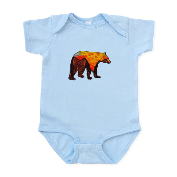 CafePress - BEAR HEIGHTS Body Suit - Baby Light Bodysuit, Size Newborn - 24 Months