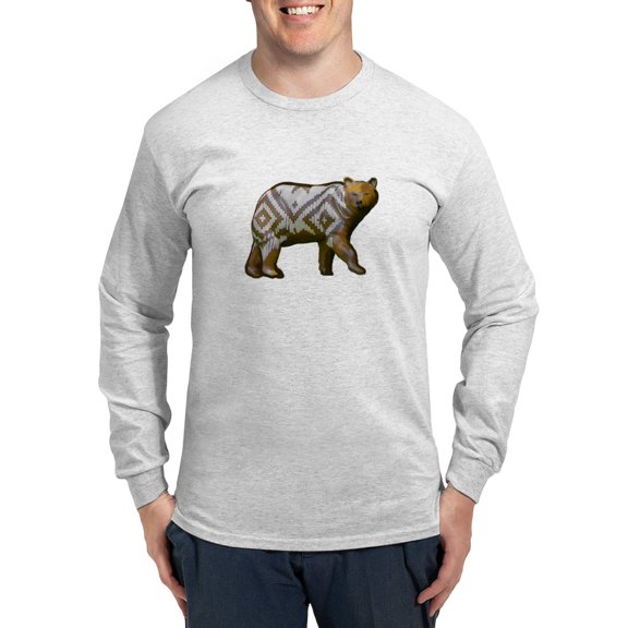 CafePress - BEAR Long Sleeve T Shirt - Unisex Cotton Long Sleeve T-Shirt