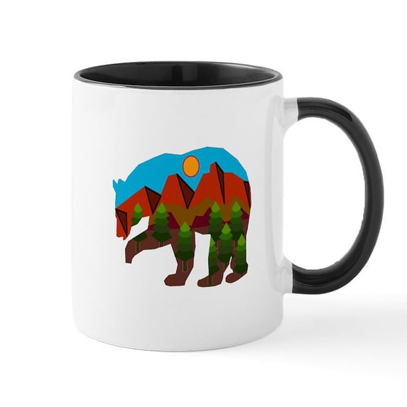 CafePress - BEAR Mugs - 11 oz Ceramic Mug - Novelty Coffee Tea Cup