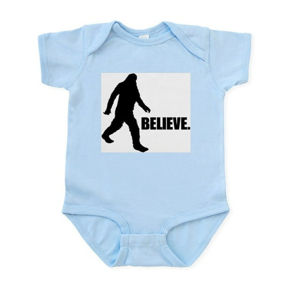 CafePress - BELIEVE IN BIGFOOT Infant Bodysuit - Baby Light Bodysuit, Size Newborn - 24 Months
