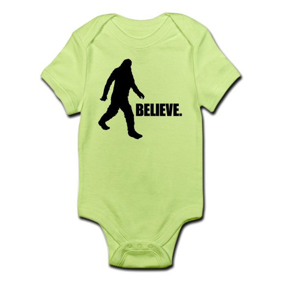 CafePress - BELIEVE IN BIGFOOT Infant Bodysuit - Baby Light Bodysuit