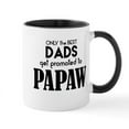 thumbnail image 1 of CafePress - BEST DADS GET PROMOTED TO PAPAW Mugs - 11 oz Ceramic Mug - Novelty Coffee Tea Cup, 1 of 4