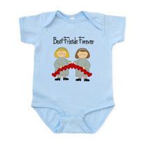 CafePress - BFF Hearts Best Friends Infant Bodysuit - Baby Light Bodysuit, Size Newborn - 24 Months