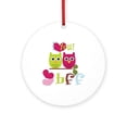 thumbnail image 1 of CafePress - BFF Love -  Round Wood Ornament 4", 1 of 2