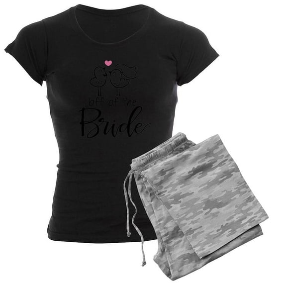 CafePress - BFF Of The Bride - Women's Dark Pajamas