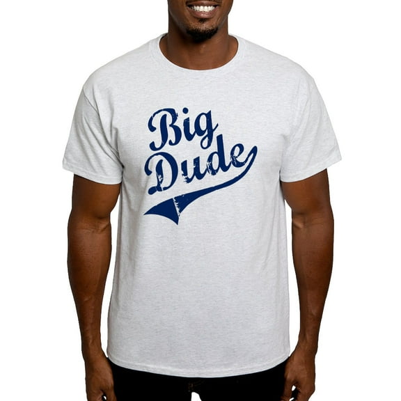 CafePress - BIG DUDE (Script) Light T Shirt - Men's Classic Graphic T-Shirt