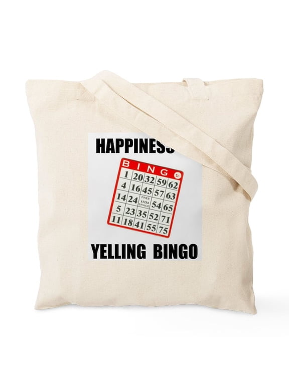 - BINGO Tote Bag - Unisex Canvas Tote Bag, Beige, 1-Piece