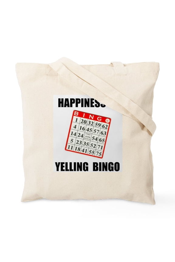 - BINGO Tote Bag - Unisex Canvas Tote Bag, Beige, 1-Piece