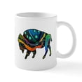thumbnail image 1 of CafePress - BISON VIBRANCE Mugs - 11 oz Ceramic Mug - Novelty Coffee Tea Cup, 1 of 4
