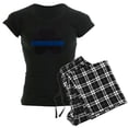 thumbnail image 1 of CafePress - BLUELINE_Pocket_Notext Women's Dark Pajamas - Women's Short Sleeve Print T-Shirt and Pants Dark Cotton Pajama Set, 1 of 7