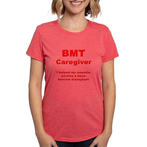 CafePress - BMT Caregiver Women's Deluxe T Shirt - Womens Tri-blend T-Shirt