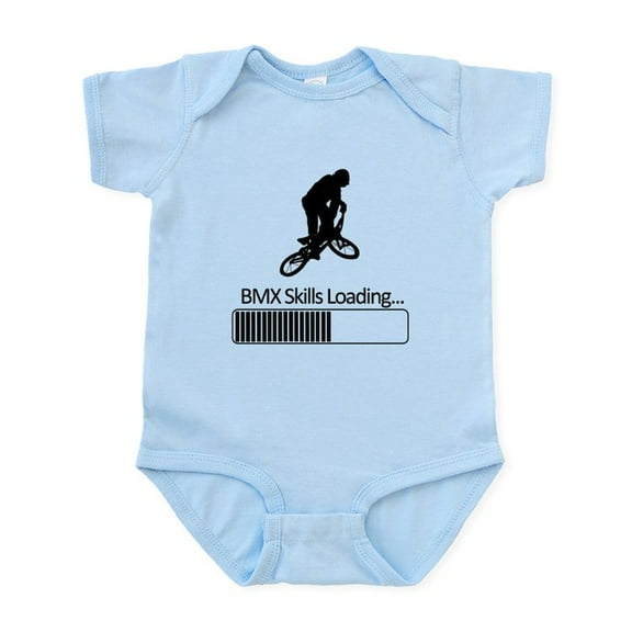 CafePress - BMX Skills Loading Body Suit - Baby Light Bodysuit, Size Newborn - 24 Months