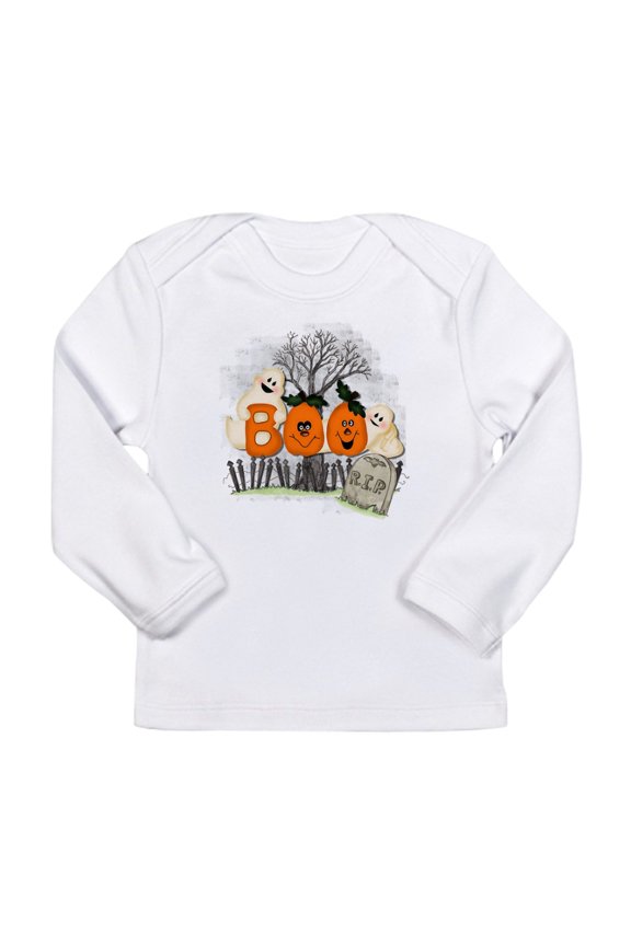- BOO Long Sleeve T Shirt - Long Sleeve Infant T-Shirt